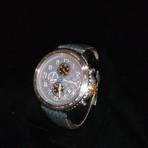 COPY - Working Pre-Loved Tommy Bahama Kona Grand Prix Watch Gray Black Orange 1…